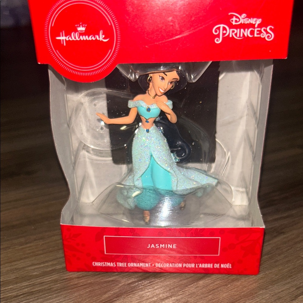 Hallmark Disney Jasmine Ornament in Sparkling Teal